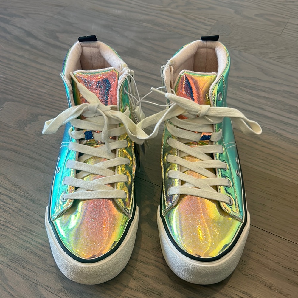Never worn with tags girl sneakers
